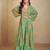 Green real chinon Full stitched free size