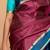 Beetroot purple silk saree with silk mark certified