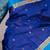 Blue kanchipuram saree