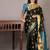 Black kanjivaram saree with silk mark certified