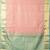 Pastel pink and blue soft silk saree