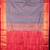 Grey and pink designer semi silk saree