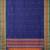 Blue and green kanchi cotton saree