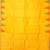 Mustard yellow temple border silk saree