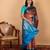 Tawny brown silk saree with silk mark certified
