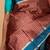 Tawny brown silk saree with silk mark certified
