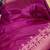 Brinjal purple and green pure silk saree with silk mark certified