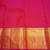 Yellow and pink silk saree with silk mark certified
