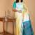 Pure offwhite silk saree with silk mark certified