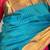 Light blue pure silk saree with silk mark certified