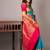 Light blue pure silk saree with silk mark certified