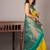 Light green simple silk saree with silk mark certified
