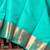 Light green simple silk saree with silk mark certified