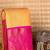 Orange ayiram butta semi silk saree
