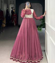 Silver Embroidered Gown