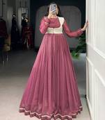 Silver Embroidered Gown