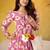 Pink Floral printed Frock