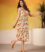 Multicolor Floral printed Frock