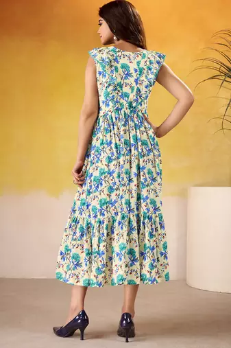 Multicolor Floral printed Frock
