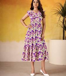 Multicolor Floral printed Frock