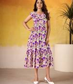 Multicolor Floral printed Frock