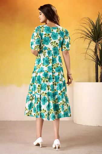 Multicolor Floral printed Frock