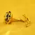 Micro Gold Platted Meenakari Borla