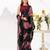 Sheer Elegance Chiffon Floral Saree with Delicate Lace Border