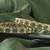 Round shape antique gold plated green uncut kundan stone set of 2 bangle set for women and girls