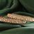 Round shape antique gold plated pink uncut kundan stone set of 2 bangle set for women and girls