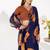 Sheer Elegance Chiffon Floral Saree with Delicate Lace Border