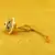 Micro Gold Platted Meenakari Borla