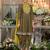 Mehndi embroderied silk dhoti suit
