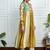 Multicolor art silk printed salwar-kameez