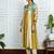 Multicolor art silk printed salwar-kameez
