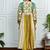 Multicolor art silk printed salwar-kameez