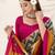 Celebrate Traditions in Printed Tussar Silk Blend Saree