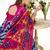 Celebrate Traditions in Printed Tussar Silk Blend Saree