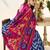 Celebrate Traditions in Printed Tussar Silk Blend Saree