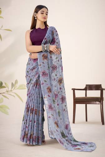 Shimmering Beauty in Viscose Lurex Brasso Saree