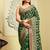 Green georgette with weaving buta border pallu classic saree