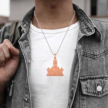 Pure copper tirupati balaji lord venkateshwara pendant for men women 4