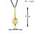 Brass gold plated hanuman gada pendant spiritual chain necklace
