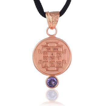 Pure copper sapphire neelam vedic astrology shani grah dosh raksha kawach 1