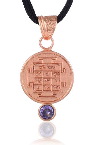 Pure copper sapphire neelam vedic astrology shani grah dosh raksha kawach