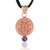 Pure copper sapphire neelam vedic astrology shani grah dosh raksha kawach