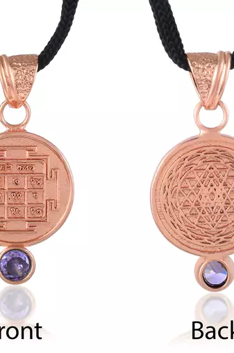 Pure copper sapphire neelam vedic astrology shani grah dosh raksha kawach