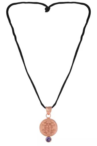 Pure copper sapphire neelam vedic astrology shani grah dosh raksha kawach