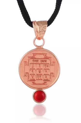 Pure copper faux moonga vedic astrology mangal grah dosh raksha kawach