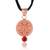 Pure copper faux moonga vedic astrology mangal grah dosh raksha kawach